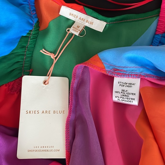 V347 CURRENT AIR MultiColor Maxi Dress - Picture 10 of 12